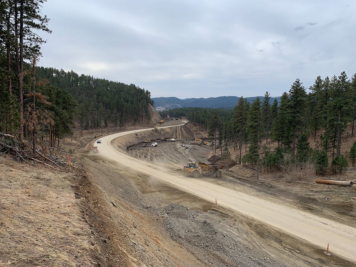 Gravel road diversion